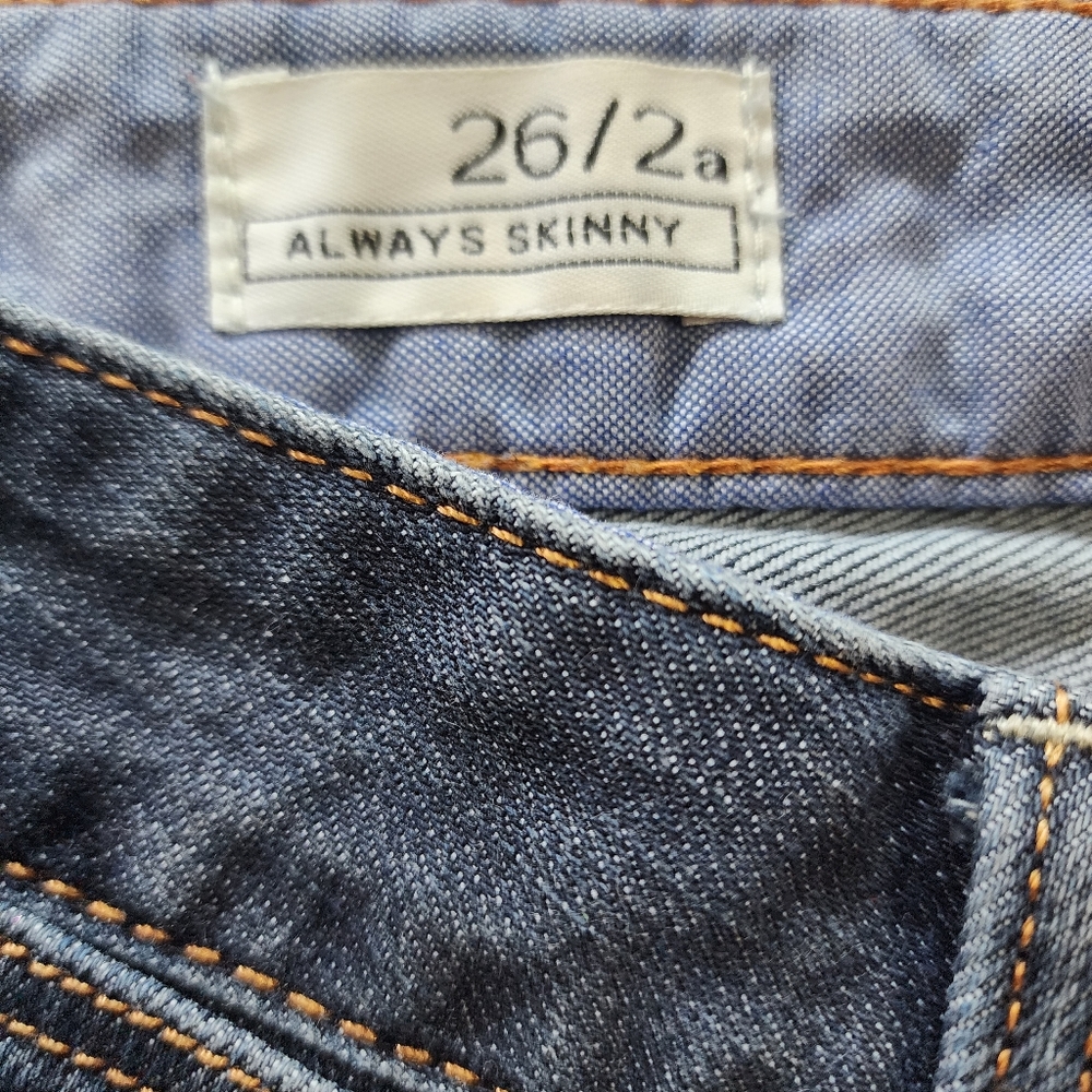 Gap Always Skinny Jeans Sz 26/2a - Picture 6 of 6